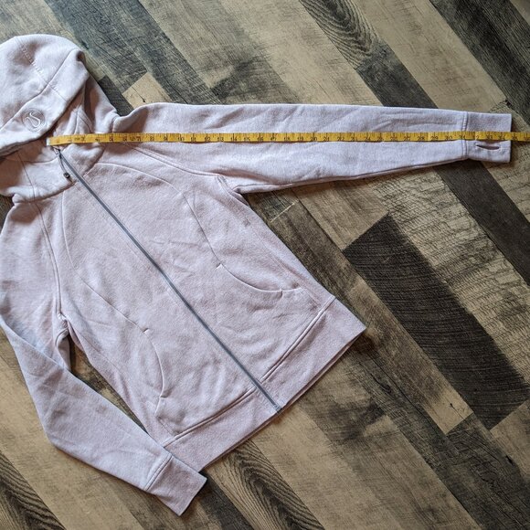 Lululemon Scuba Hoodie Cotton Fleece 8 Pink - Picture 7 of 8
